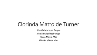 Clorinda Matto de Turner
Kamila Machuca Cerpa
Paola Maldonado Vega
Flavia Massa Mas
Olenka Massa Mas
 