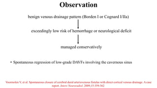 Cognard Classification Rupture Risk AV fistula.pptx