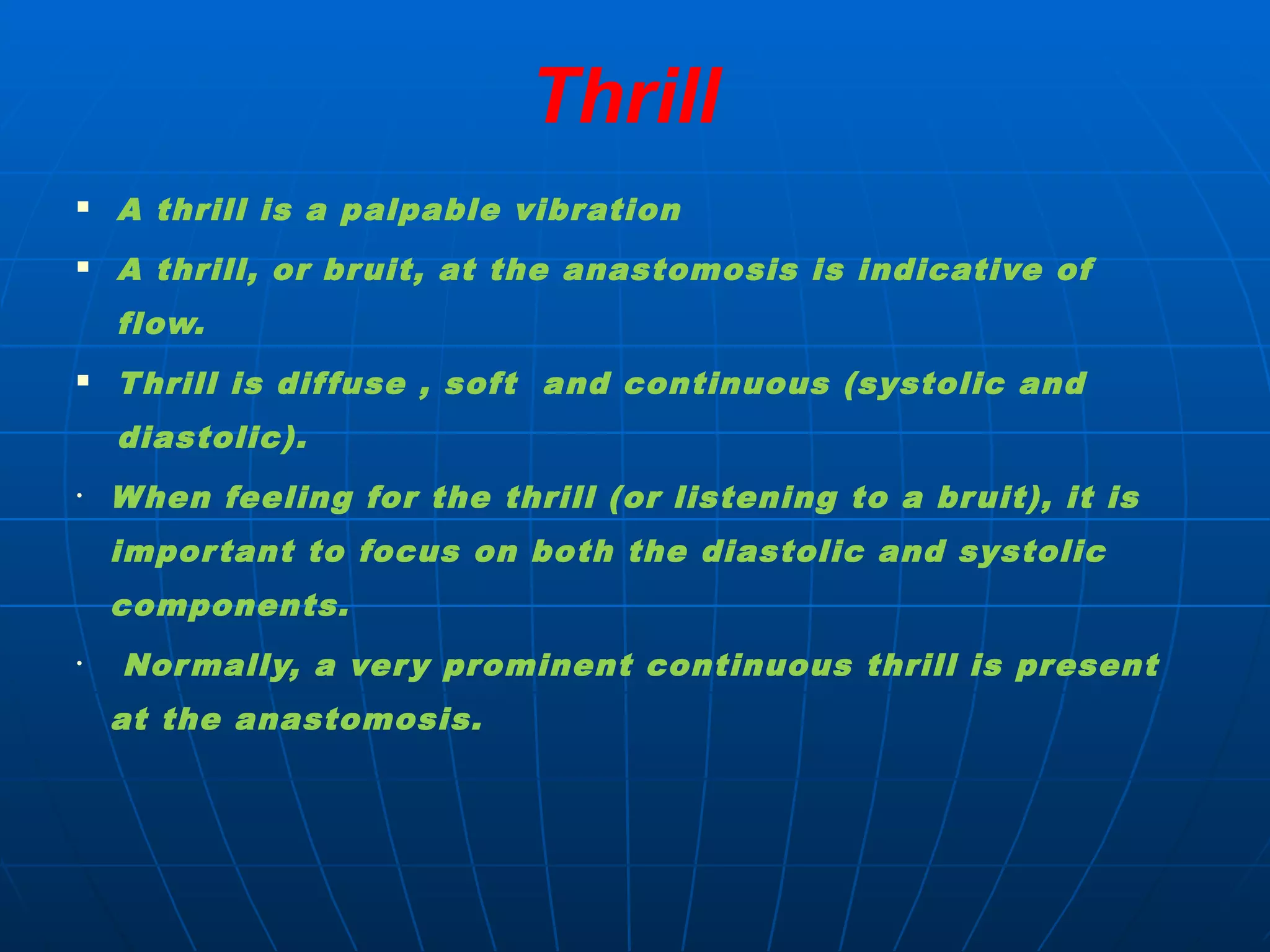Av fistula examination - dr. tarek fayez | PPT