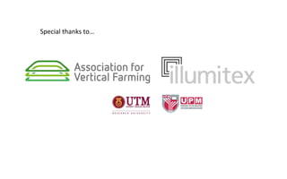 Special thanks to…
 