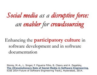 Crowdsourcing Documentation in Software Engineering | PPT