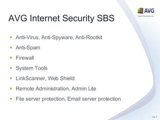 AVG 8.0 Product Listing