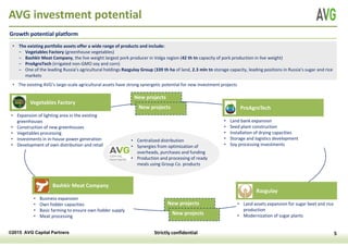 Avg cis agricultural opportunity fund | PDF