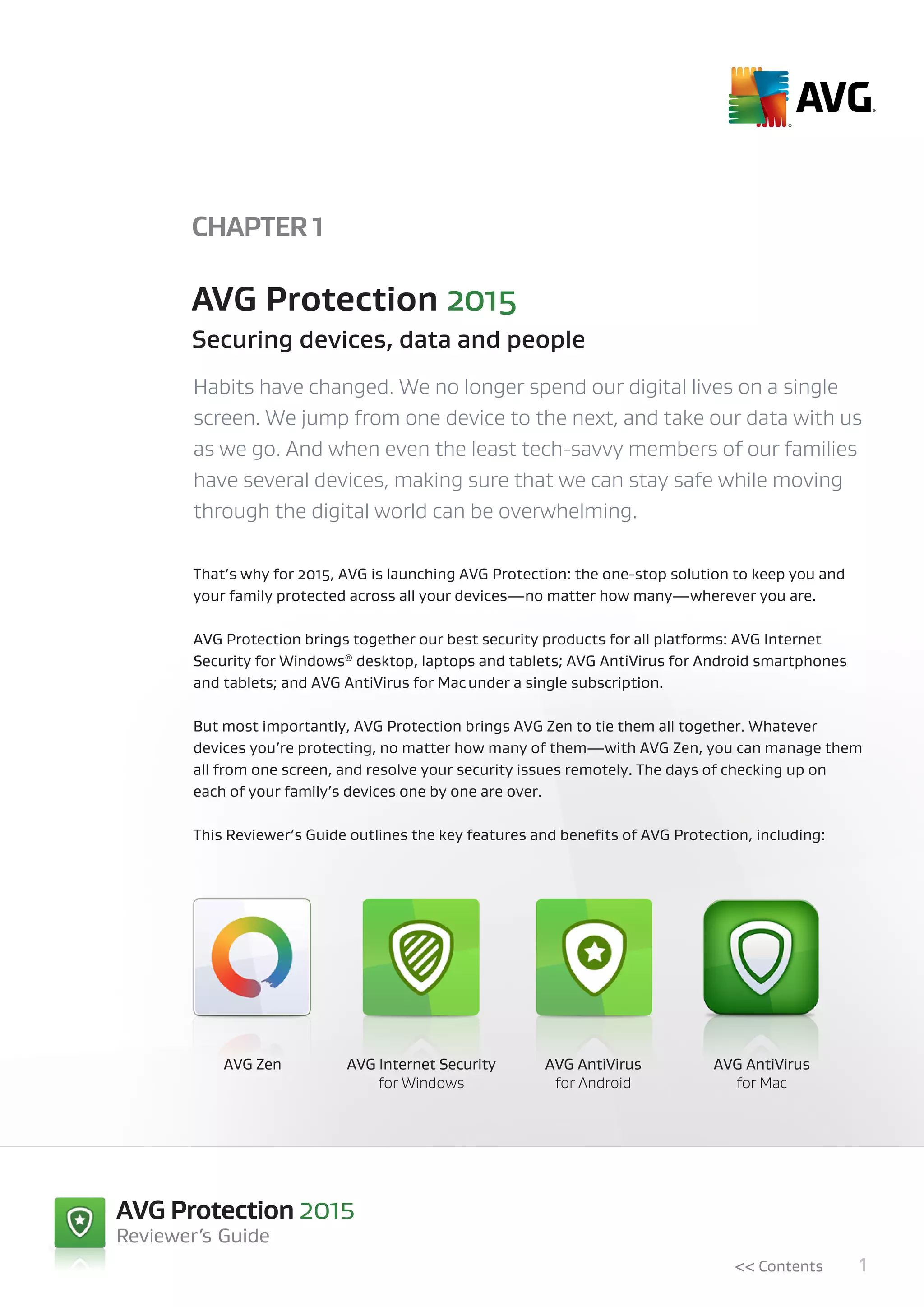 AVG Protection Reviewer's Guide 2015
