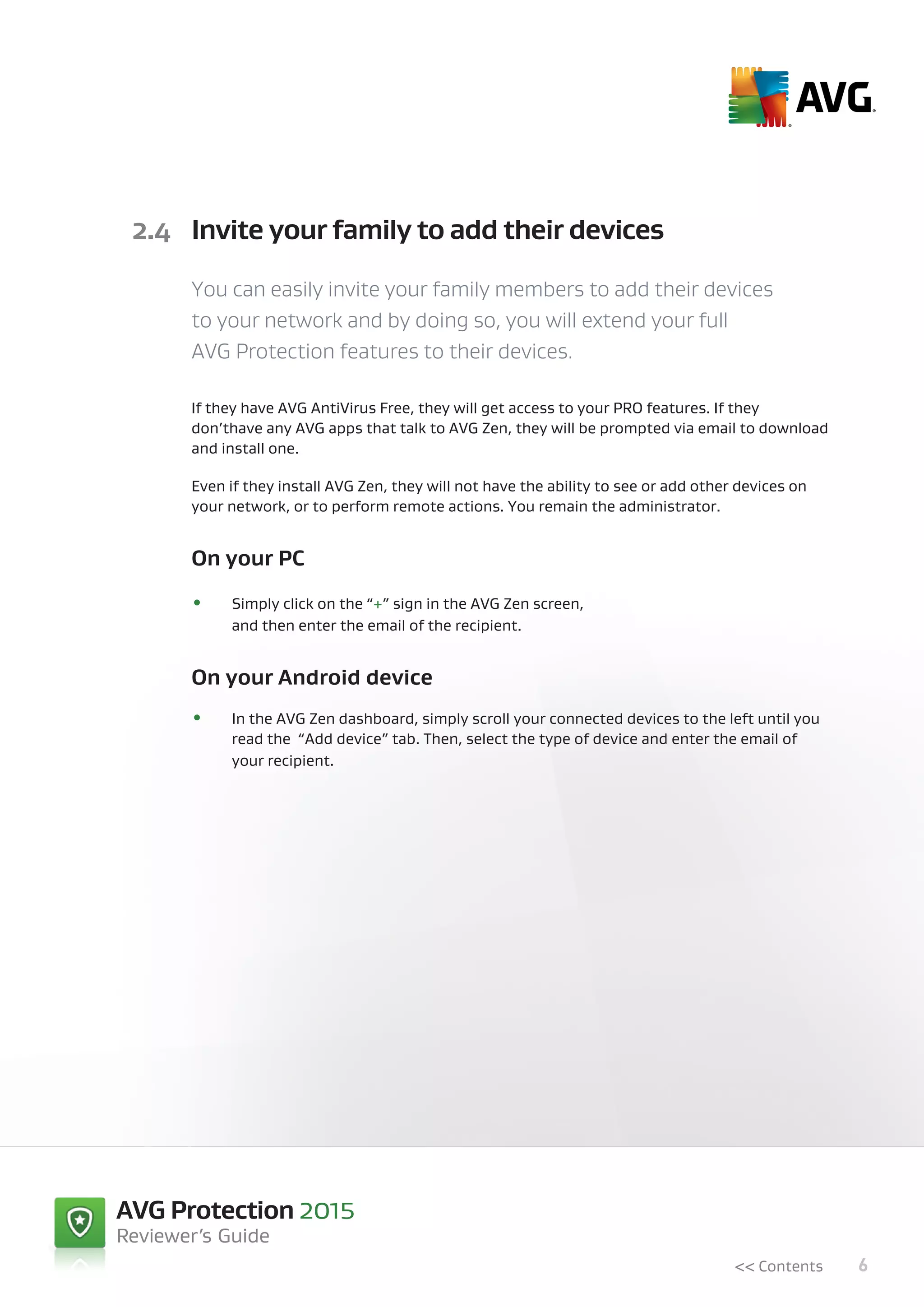 AVG Protection Reviewer's Guide 2015