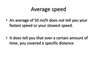 Average Speed | PPTX