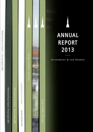 Annual
REPORT
2013
 