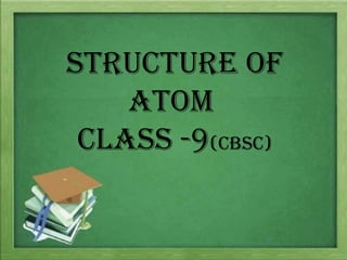 Structure Of
AtOm
clASS -9(cbSc)
 