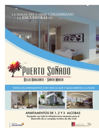 TODOS LOS APARTAMENTOS CON VISTA AL MAR Y SALIDA DIRECTA A LA PLAYA
 