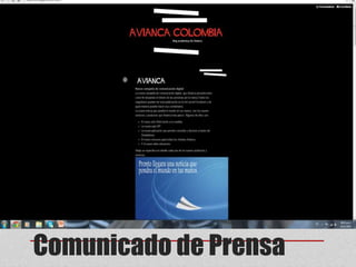 Comunicado de Prensa

 
