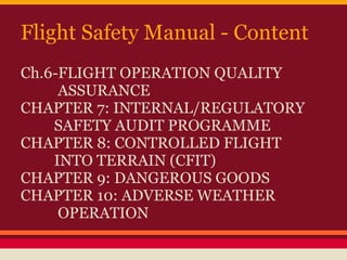 Aviation safety management | PDF