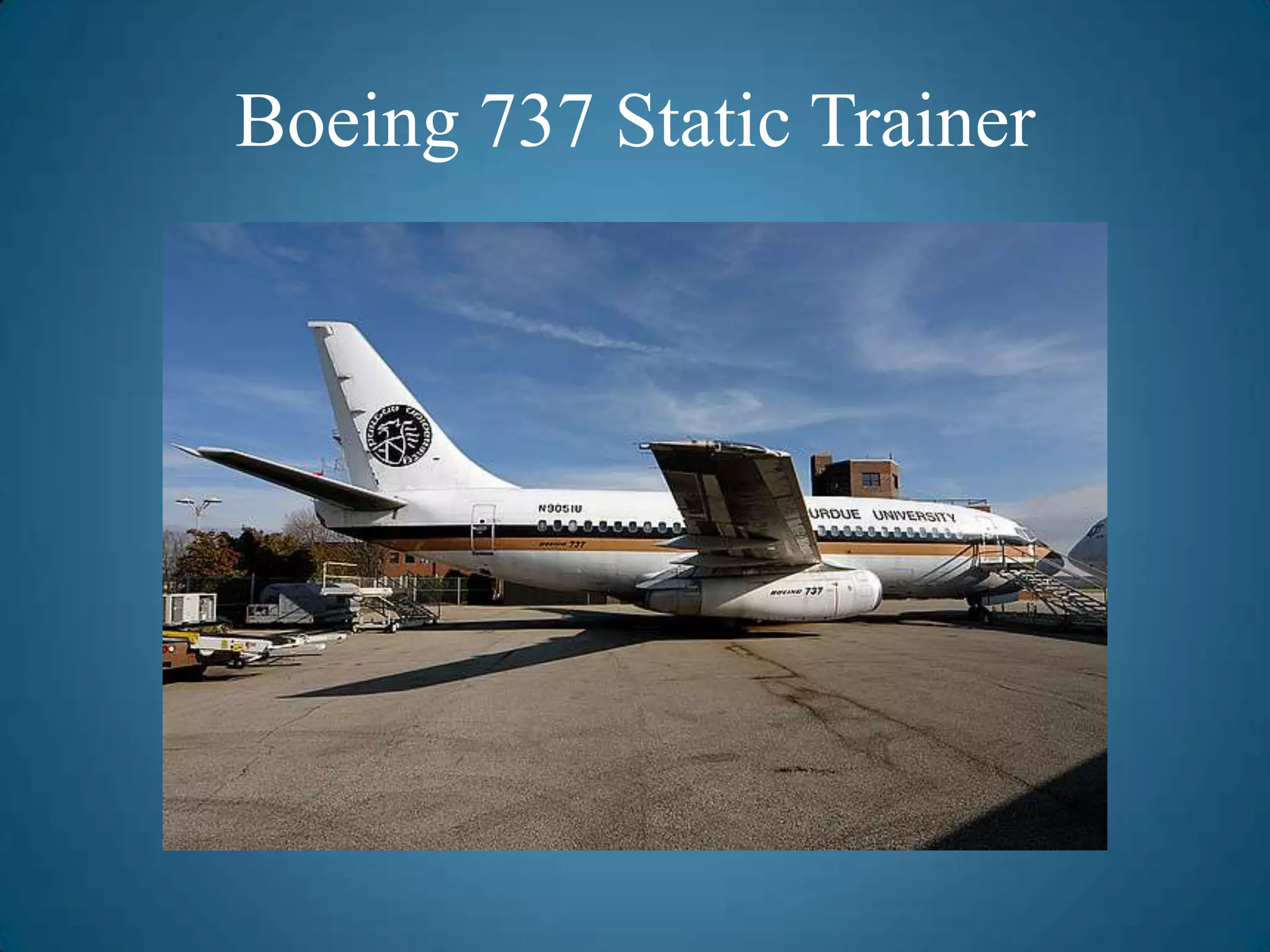 Boeing 737 Static Trainer