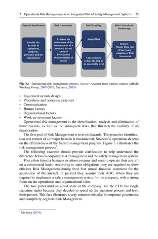Aviation risk and safety management methods and applications in ...