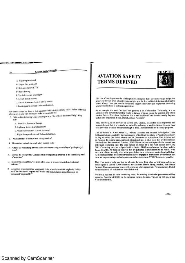 Aviation safety programs a management handbook 3rd edition