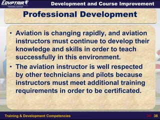 Aviation training and development competencies | PDF