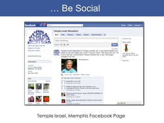 … Be Social




Temple Israel, Memphis Facebook Page
 