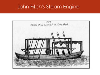 John Fitch’s Steam Engine
 