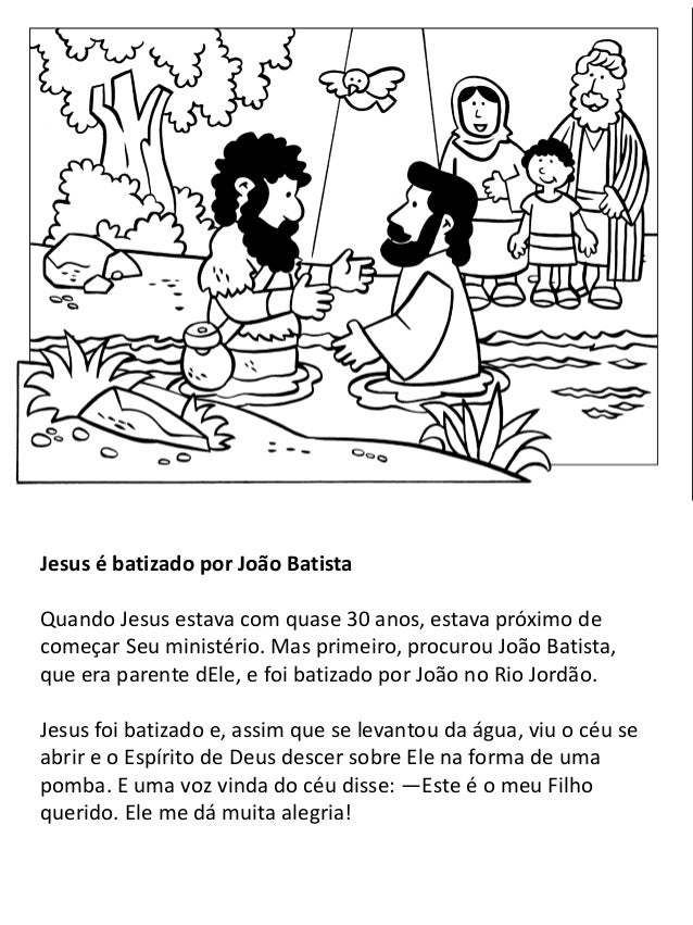 A vida de Jesus para crianças - Livro para colorir