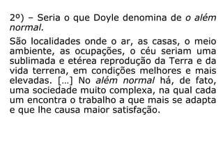 “O Umbral é uma zona obscura que se inicia
na crosta terrestre, uma espécie de região
purgatorial, caracterizada por grandes per-
turbações decorrentes da presença de com-
pacta legiões de alma irresolutas, ignorantes
e desesperadas, em graus variáveis.” (FEB –
Estudo e Prática da Mediunidade, mod. I, rot. 3.2).
 