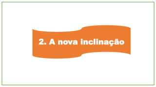 Rm 8.5-17
5-Porque os que são segundo a carne inclinam-se para as coisas da carne; mas os
que são segundo o Espírito para as coisas do Espírito.
6-Porque a inclinação da carne é morte; mas a inclinação do Espírito é vida e paz.
Porquanto a inclinação da carne é inimizade contra Deus, pois não é sujeita à lei de
Deus, nem, em verdade, o pode ser.
Portanto, os que estão na carne não podem agradar a Deus.
Vós, porém, não estais na carne, mas no Espírito, se é que o Espírito de Deus
habita em vós. Mas, se alguém não tem o Espírito de Cristo, esse tal não é dele.
E, se Cristo está em vós, o corpo, na verdade, está morto por causa do pecado, mas
o espírito vive por causa da justiça.
E, se o Espírito daquele que dentre os mortos ressuscitou a Jesus habita em vós,
aquele que dentre os mortos ressuscitou a Cristo também vivificará os vossos
corpos mortais, pelo seu Espírito que em vós habita.
De maneira que, irmãos, somos devedores, não à carne para viver segundo a carne.
13-Porque, se viverdes segundo a carne, morrereis; mas, se pelo Espírito
mortificardes as obras do corpo, vivereis.
14-Porque todos os que são guiados pelo Espírito de Deus esses são filhos de Deus.
15-Porque não recebestes o espírito de escravidão, para outra vez estardes em
temor, mas recebestes o Espírito de adoção de filhos, pelo qual clamamos: Aba,
Pai.
16O mesmo Espírito testifica com o nosso espírito que somos filhos de Deus.
17-E, se nós somos filhos, somos logo herdeiros também, herdeiros de Deus, e co-
herdeiros de Cristo: se é certo que com ele padecemos, para que também com ele
sejamos glorificados.
5-Porque os que são segundo a carne inclinam-se para as coisas
da carne; mas os que são segundo o Espírito para as coisas do
Espírito.
Colocar a
mente em algo
 