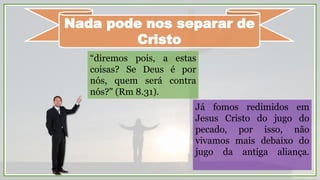 Devemos ficar aflitos?
E sabemos que todas as coisas contribuem
juntamente para o bem daqueles que
amam a Deus, daqueles que são chamados
segundo o seu propósito.
Romanos 8:28
 