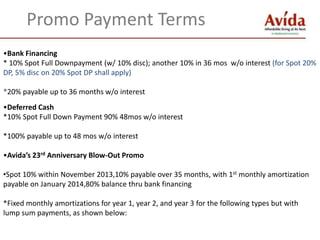 Avida Tower bgc Project Updates | PPTX