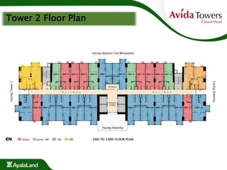 1
Tower 2 Floor Plan
 