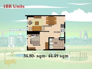34.80- sqm- 44.49 sqm
1BR Units
Vertis North Condo - jeai@vertisnorthcondo.net / +632 9111735 / +63 9279262552 / +63 9983158305
 