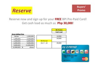 Avida Tower Vita 014 Oct Promo | PPT