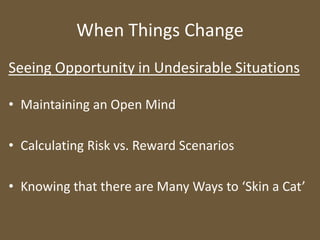 Understanding Both Sides of the Situation