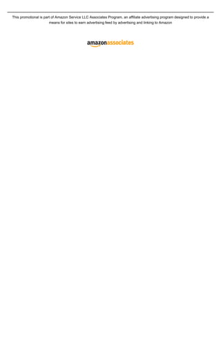 This promotional is part of Amazon Service LLC Associates Program, an affiliate advertising program designed to provide a
                       means for sites to earn advertising feed by advertising and linking to Amazon
 