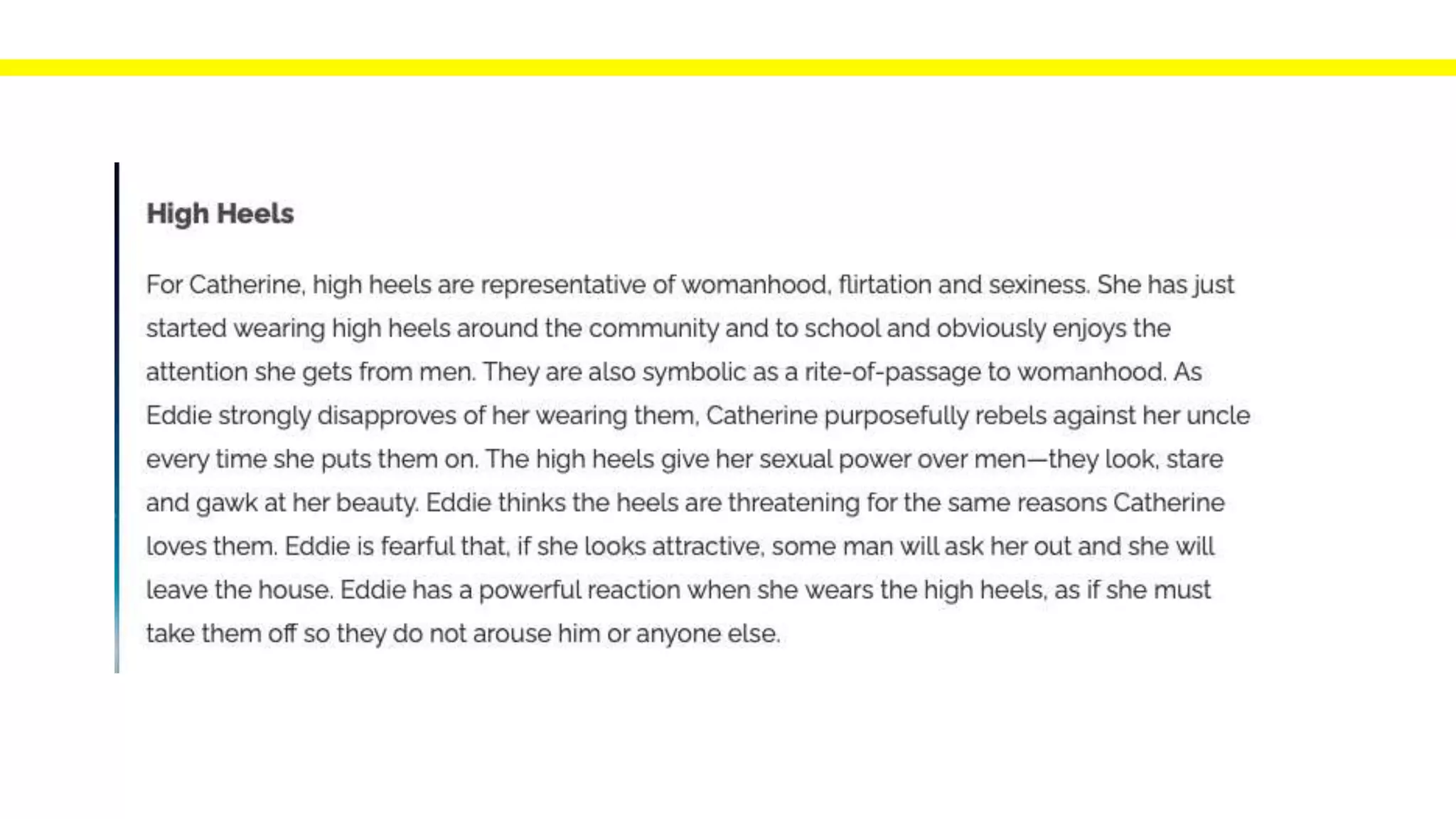 A view from the bridge