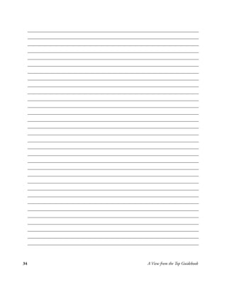 34   A View from the Top Guidebook
 