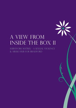 A View From
Inside the Box II

survivors matrix - A Sexual Violence
& Abuse HUB for Bradford

 