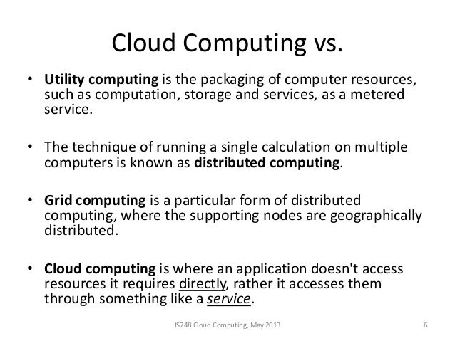 A view of Cloud Computing