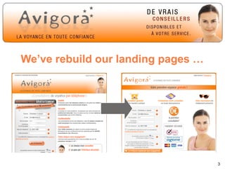 We’ve rebuild our landing pages …




                                    3
 