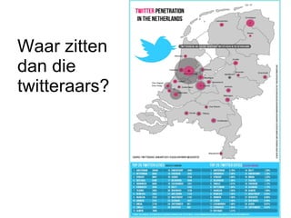 Waar zitten dan die twitteraars? 
