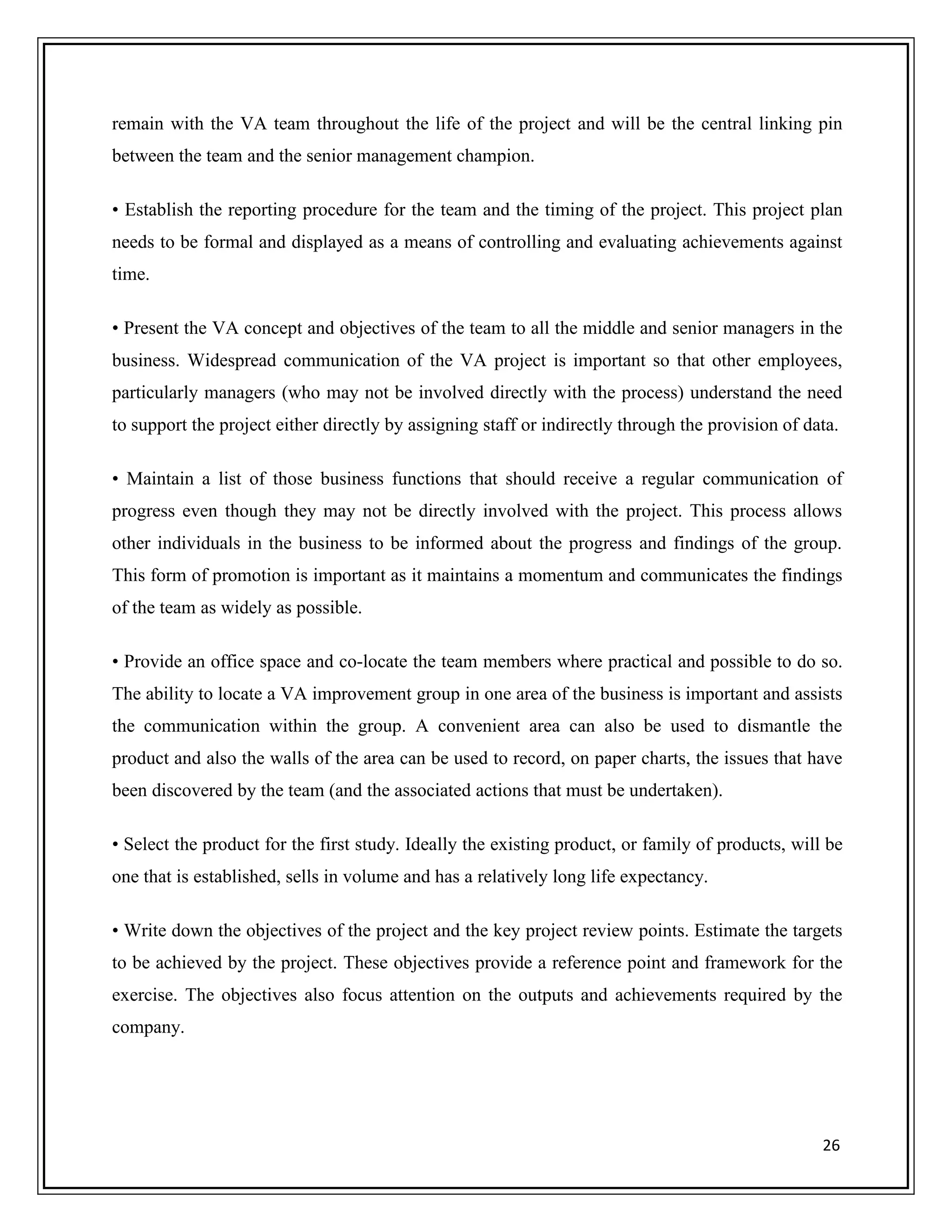 A Study Report on Value Analysis and Value Engineering (VAVE) | PDF