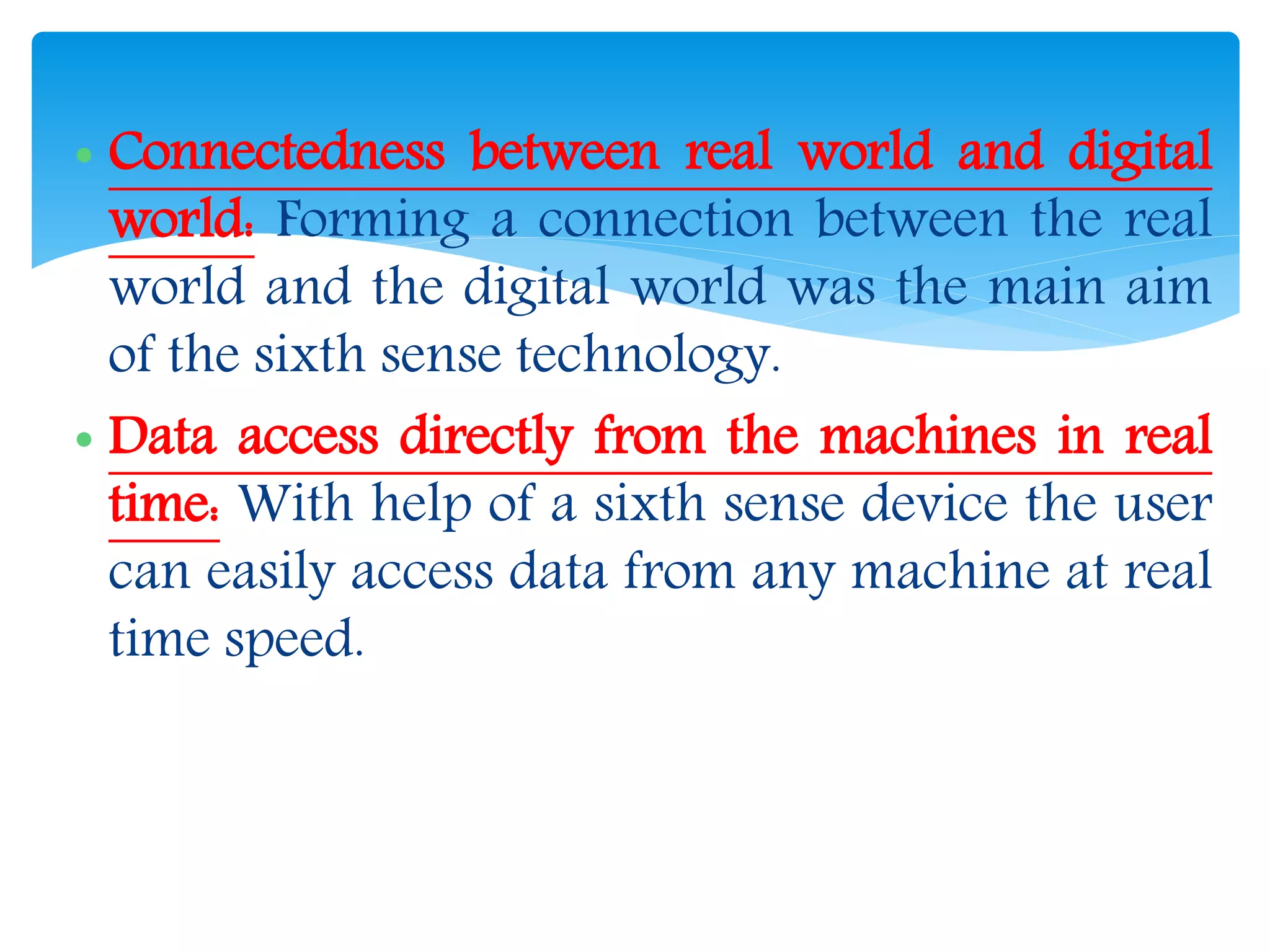 Sixth Sense Technology ppt | PPTX