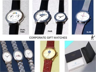 SLIM
CORPORATE GIFT WATCHES
DUAL
TIME PAIR