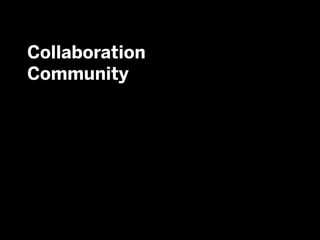 Collaboration
Community
 