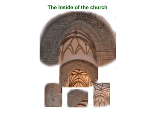 The inside of the church 