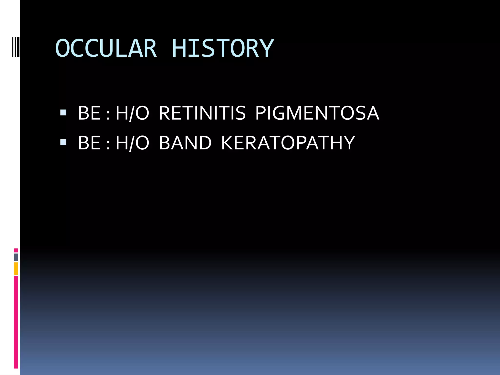 case presentation on retinitis pigmentosa (low vision aid) PPT
