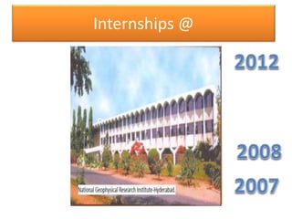 Internships @
 