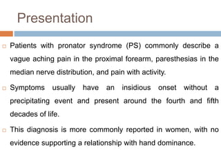 pronator syndrome
