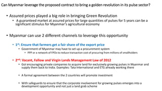 Should Myanmar Enter a Long-term Pulse Exports Deal with India?