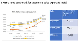 Should Myanmar Enter a Long-term Pulse Exports Deal with India?