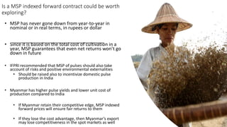 Should Myanmar Enter a Long-term Pulse Exports Deal with India?