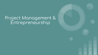 Project Management &
Entrepreneurship
 
