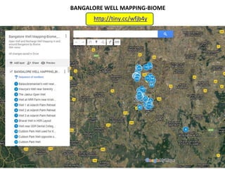 HOW TO ADD YOUR WELLS AND WELLS YOU COME ACROSS IN
BANGALORE
Access the Google form at http://tiny.cc/izjb4y and fill the ...